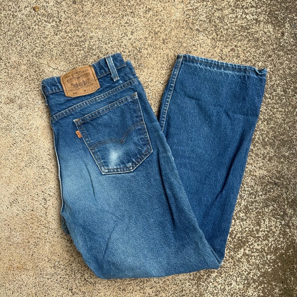 Vintage Orange Tab Levi’s 517 33x29 Made in USA